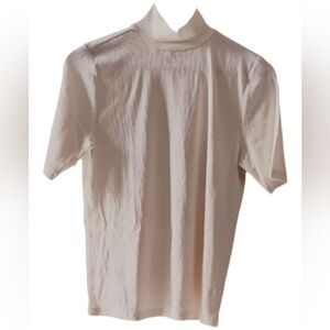 Loft High Neck Top Size L color Cream